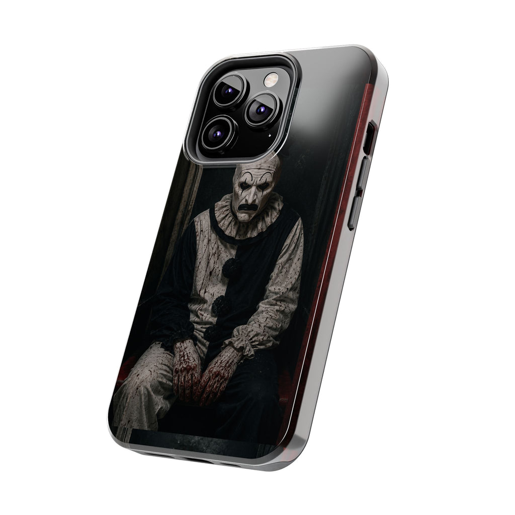 Horror Clown Tough Phone Case — Dark Creepy Circus Scary Protective Cover
