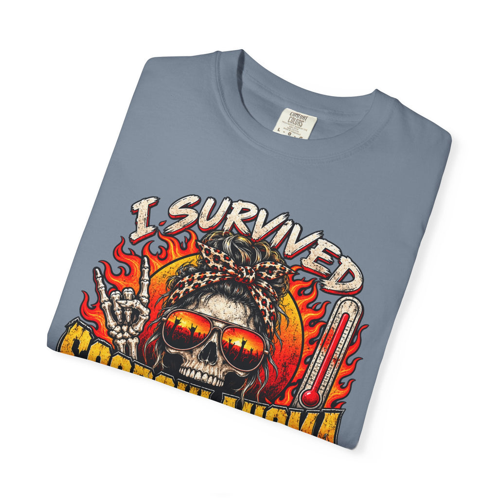 I Survived Scorchlahoma 2025 T-Shirt — Rock Festival Skull & Flames Souvenir