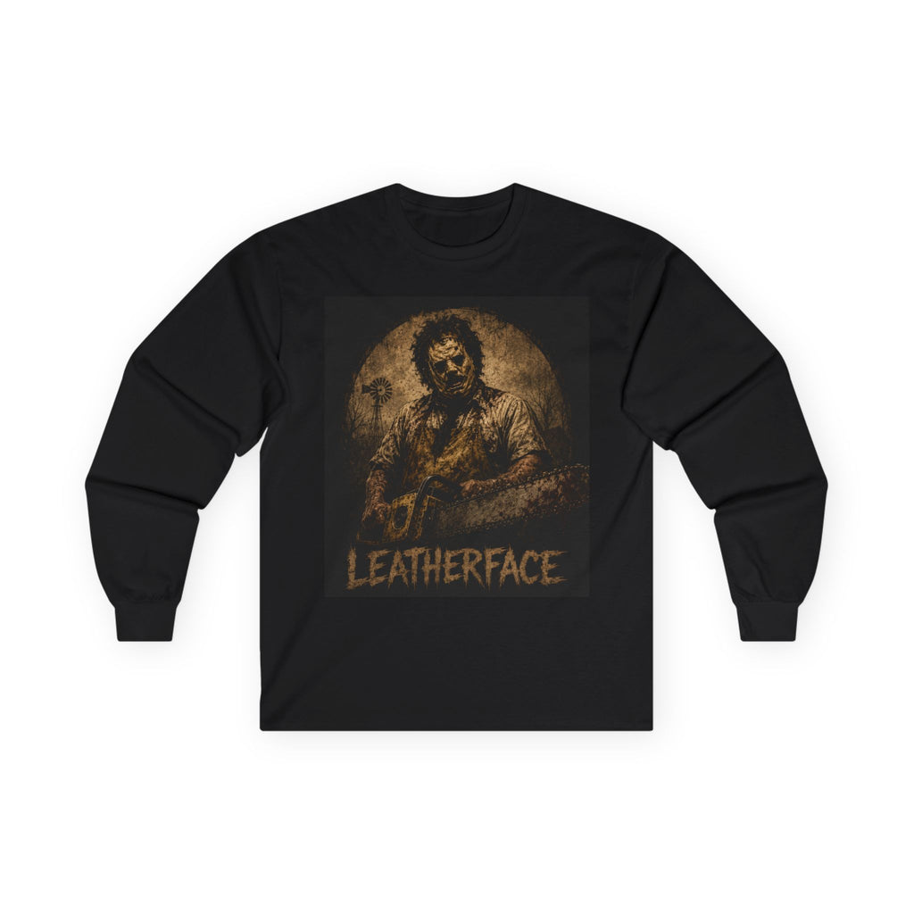 Leatherface Texas Chainsaw Massacre Cotton Long Sleeve Tee