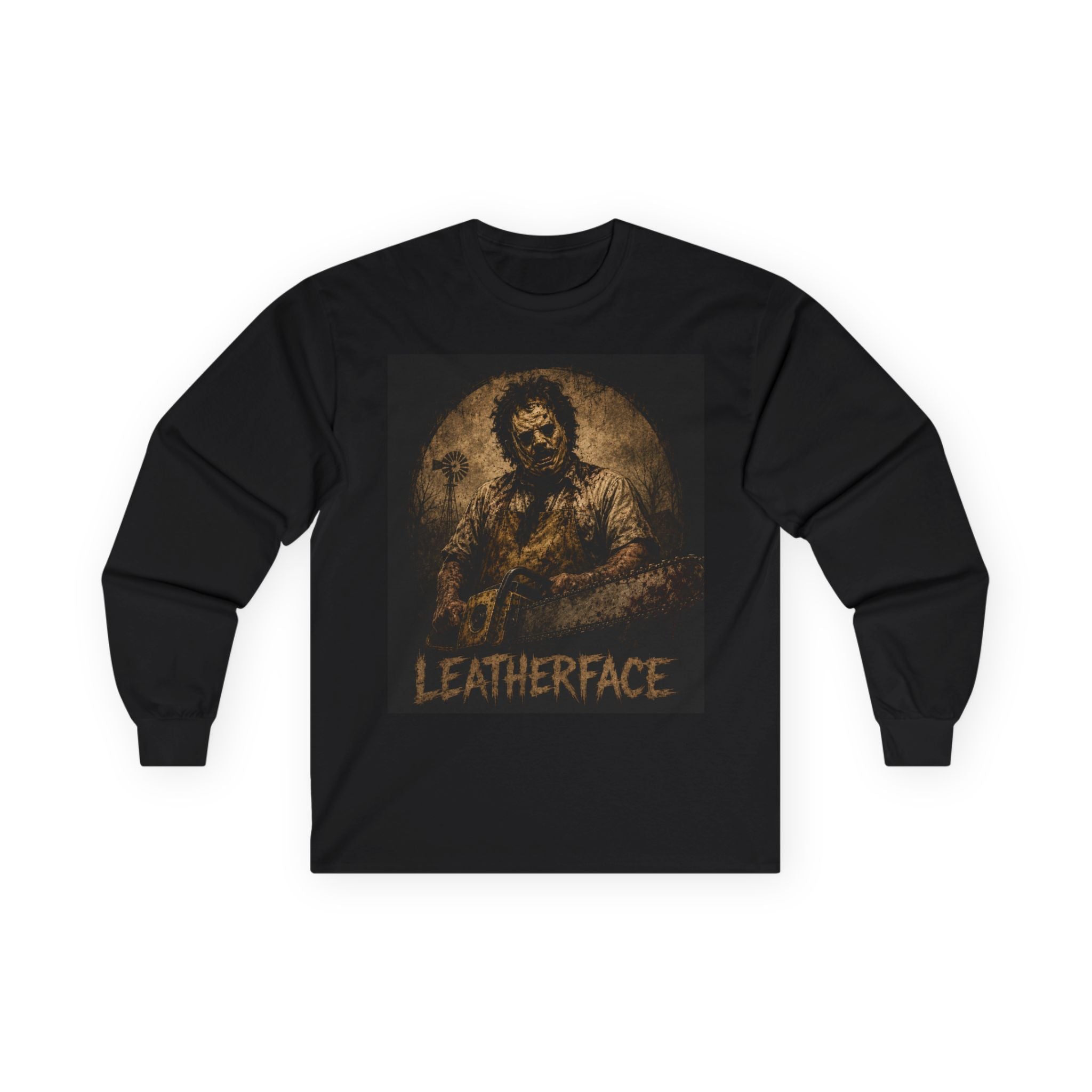 Leatherface Texas Chainsaw Massacre Cotton Long Sleeve Tee