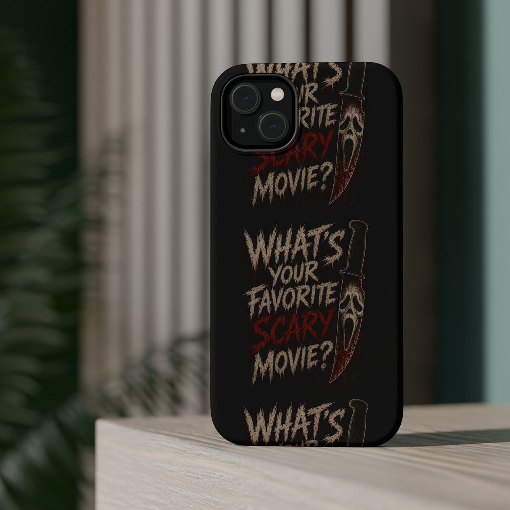 Scream 'What's Your Favorite Scary Movie?' Magnetic Impact Phone Case