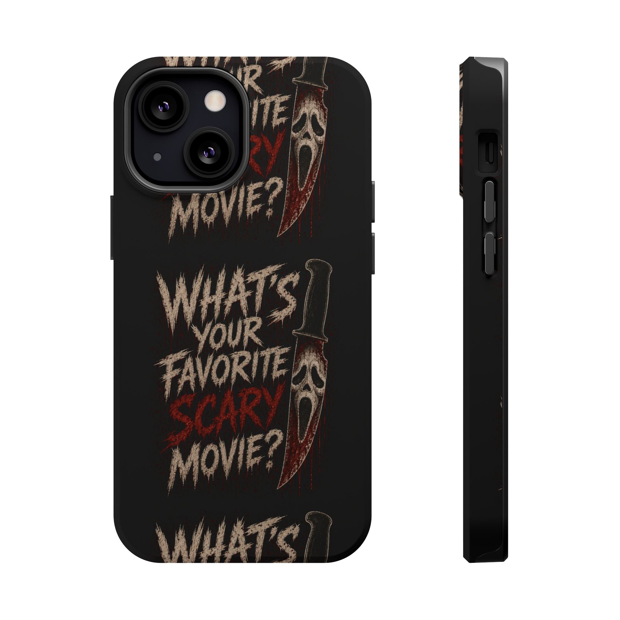 Scream 'What's Your Favorite Scary Movie?' Magnetic Impact Phone Case