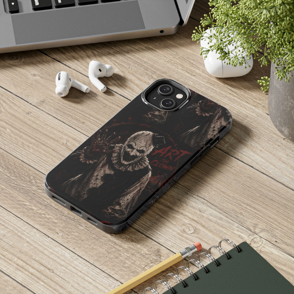 Horror Clown Tough Phone Case — 'Art the Clown' Scary Protective Cover