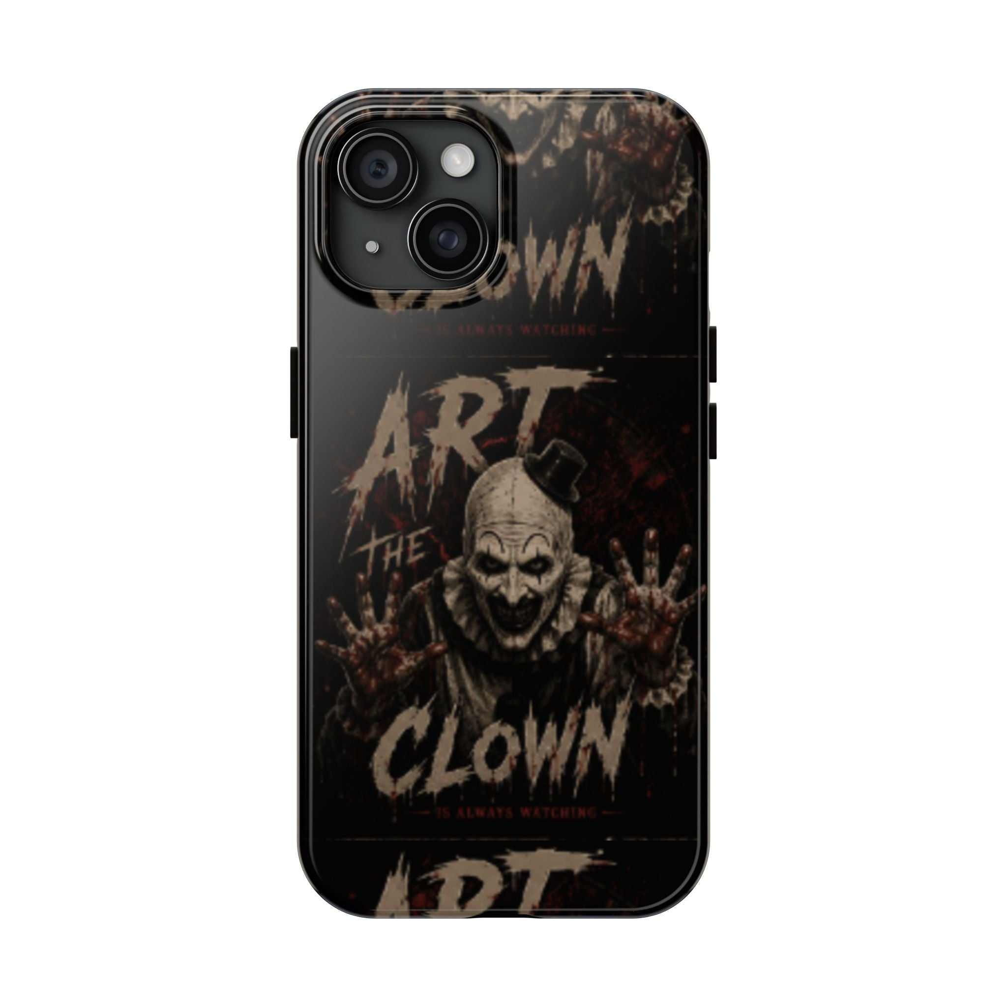 Horror Clown Tough Phone Case — 'Art the Clown' Scary Protective Cover