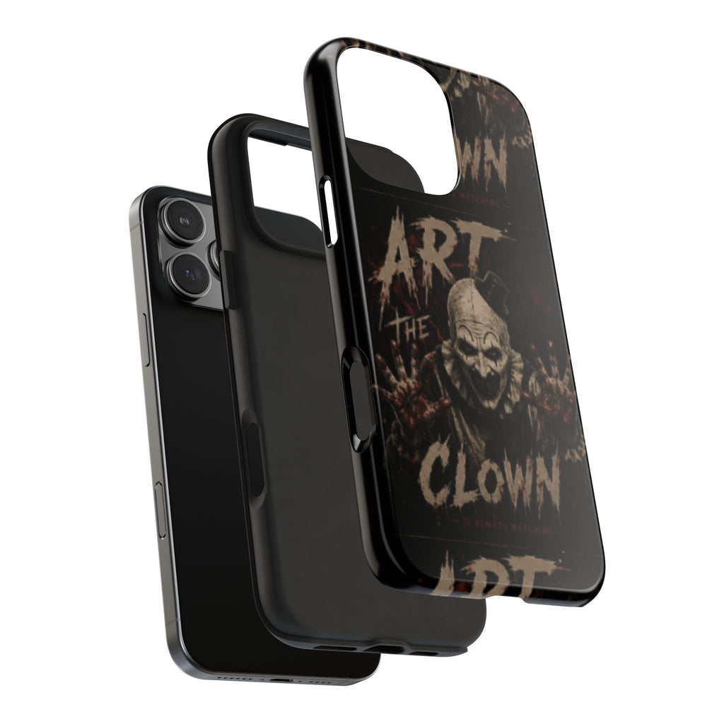 Horror Clown Tough Phone Case — 'Art the Clown' Scary Protective Cover
