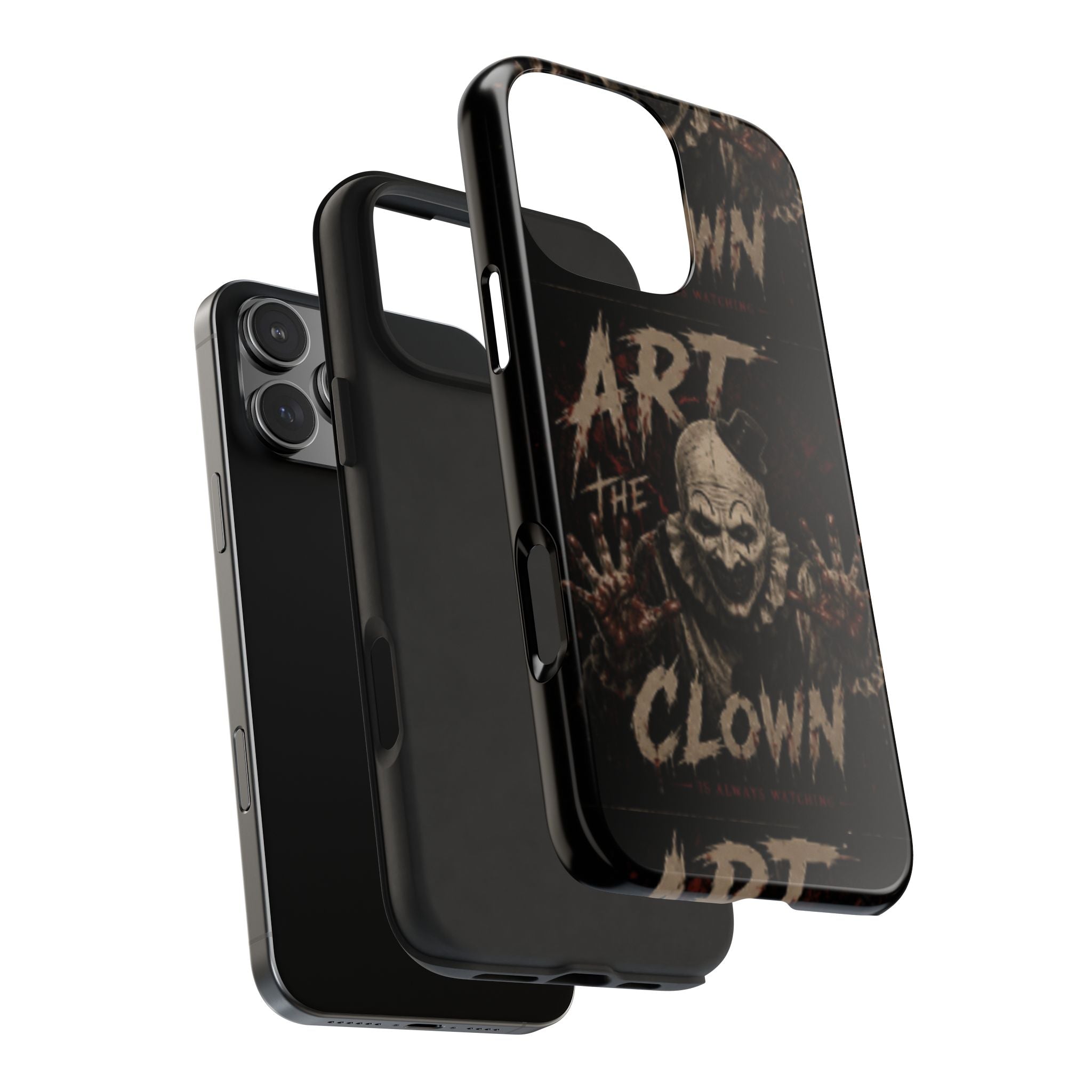 Horror Clown Tough Phone Case — 'Art the Clown' Scary Protective Cover