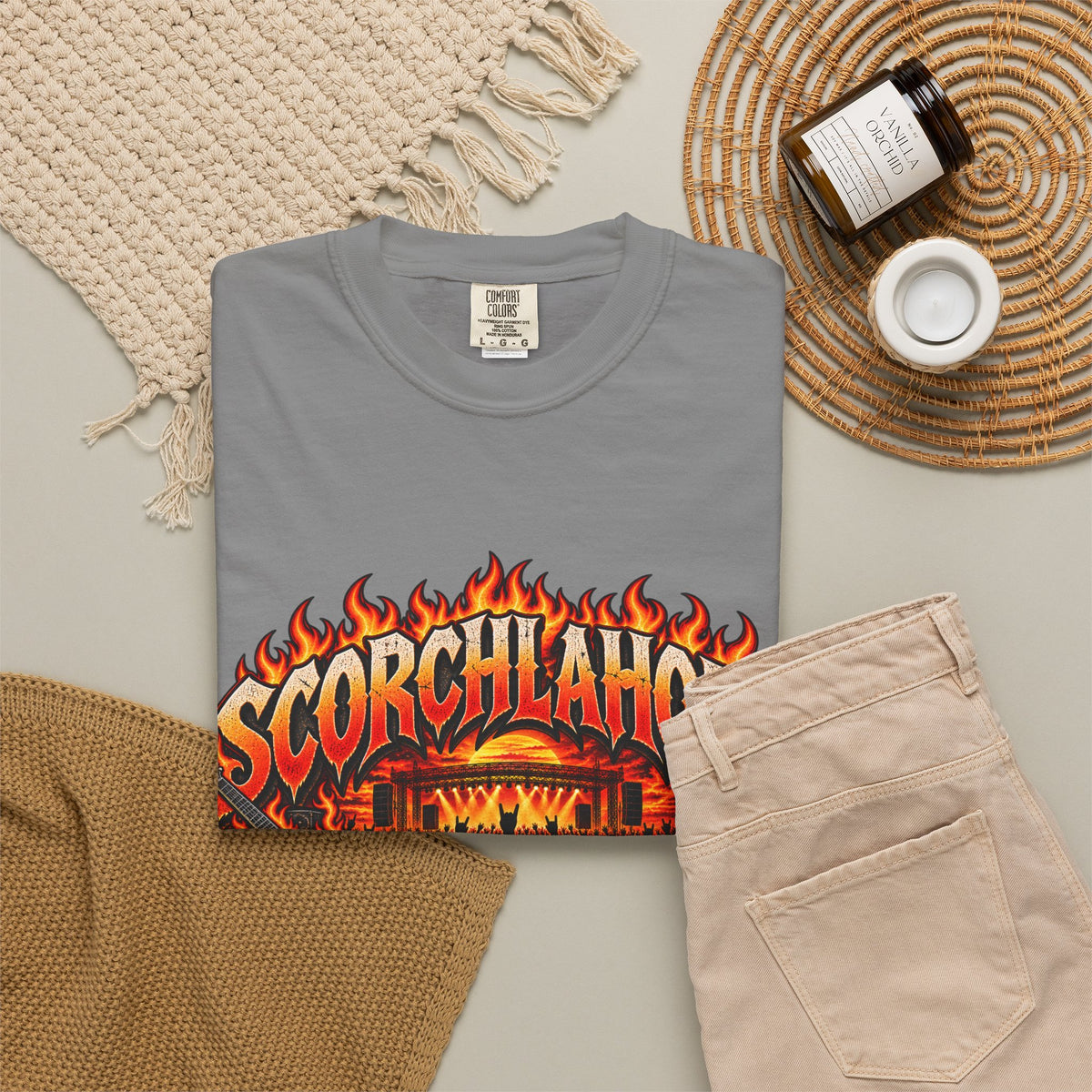 T-Shirt — Scorchlahoma 2026 Flame Graphic Tee