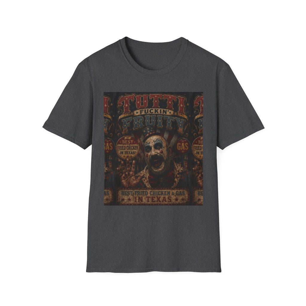 Skull Circus Tee — Retro Tattoo Horror Graphic T-Shirt