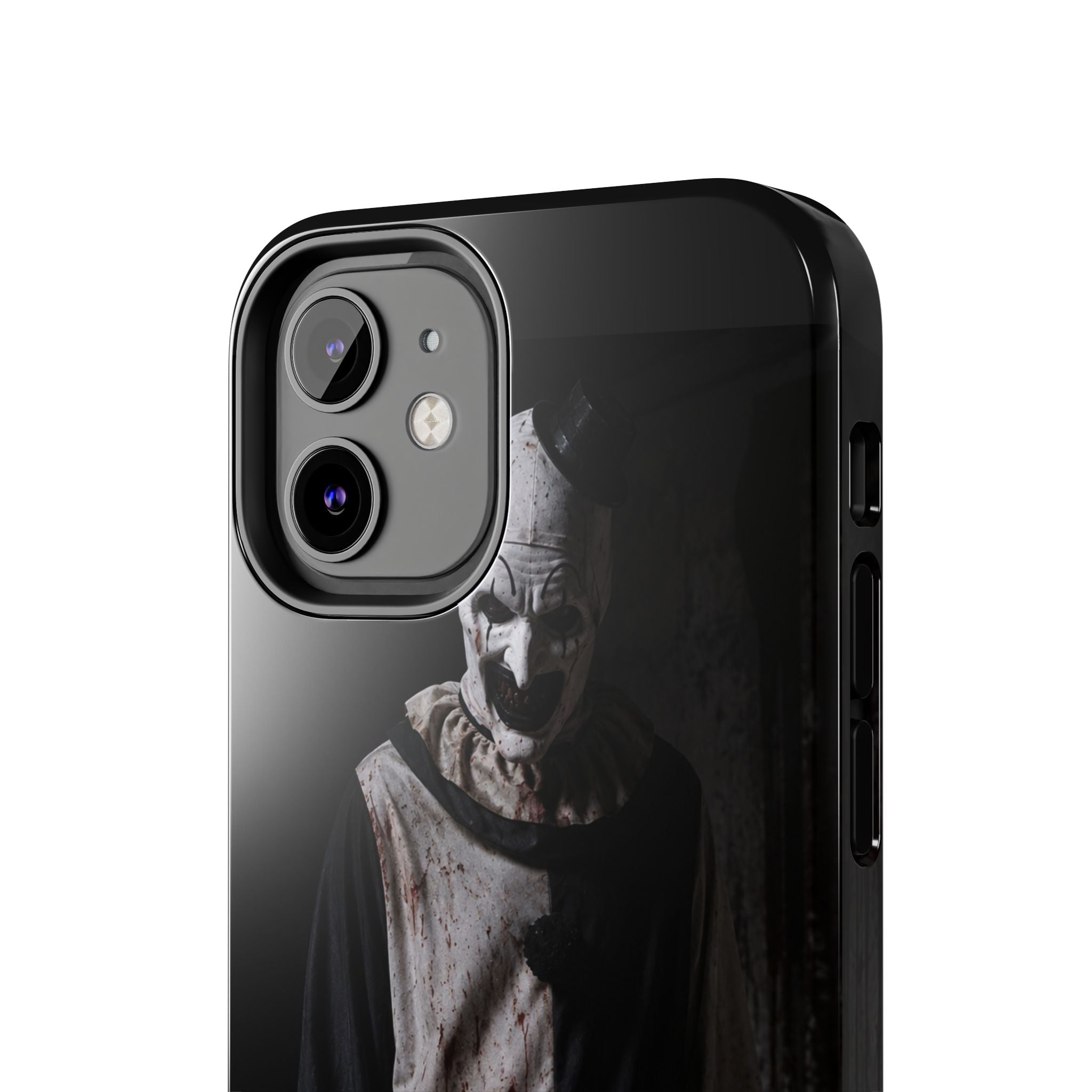 Horror Clown Tough Phone Case – Dark Scary Masked Killer Design for Halloween