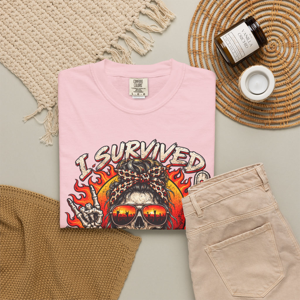 I Survived Scorchlahoma 2025 T-Shirt — Rock Festival Skull & Flames Souvenir