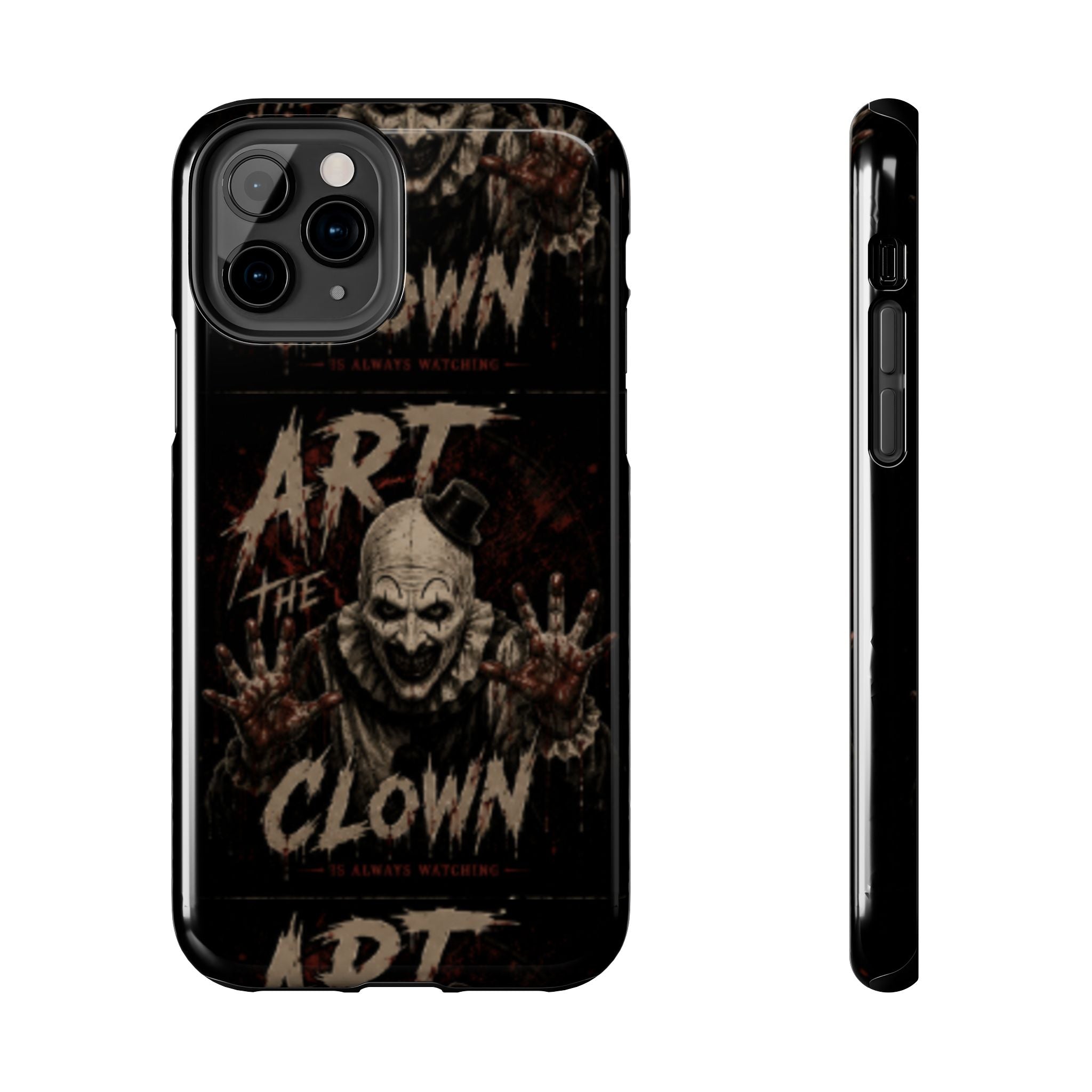 Horror Clown Tough Phone Case — 'Art the Clown' Scary Protective Cover