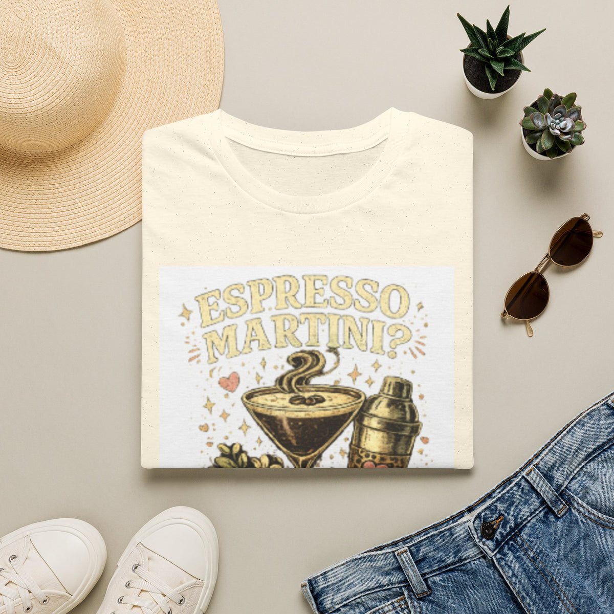 Espresso Martini T-Shirt — "Don't Bother Me, I Need Coffee Time" Cocktail Tee