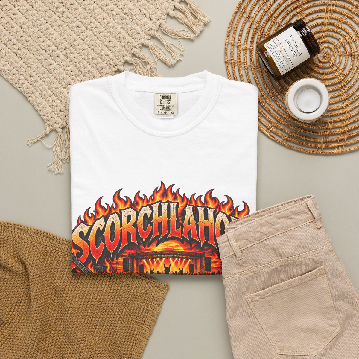 T-Shirt — Scorchlahoma 2026 Flame Graphic Tee