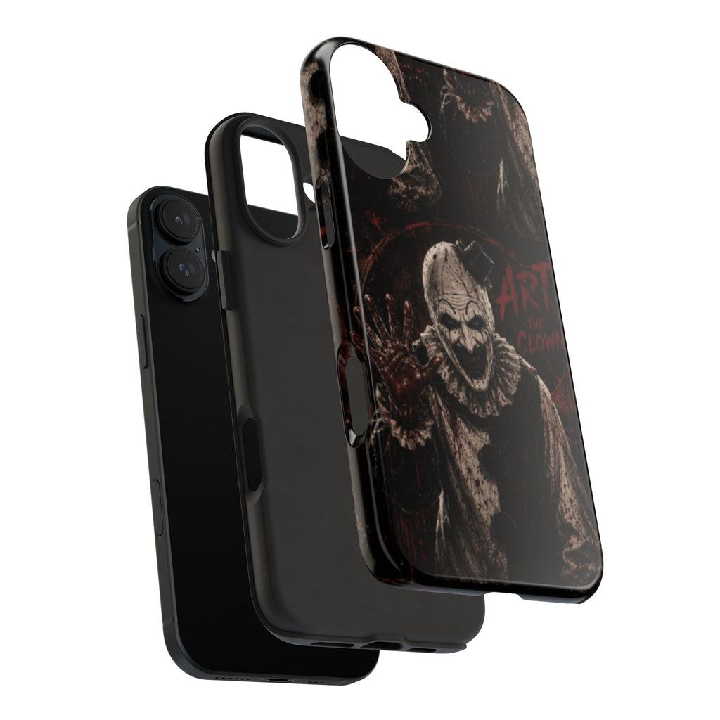 Horror Clown Tough Phone Case — 'Art the Clown' Scary Protective Cover