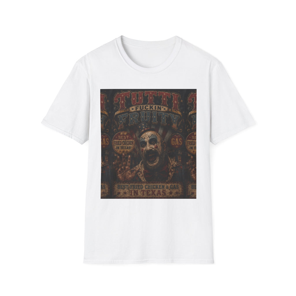 Skull Circus Tee — Retro Tattoo Horror Graphic T-Shirt