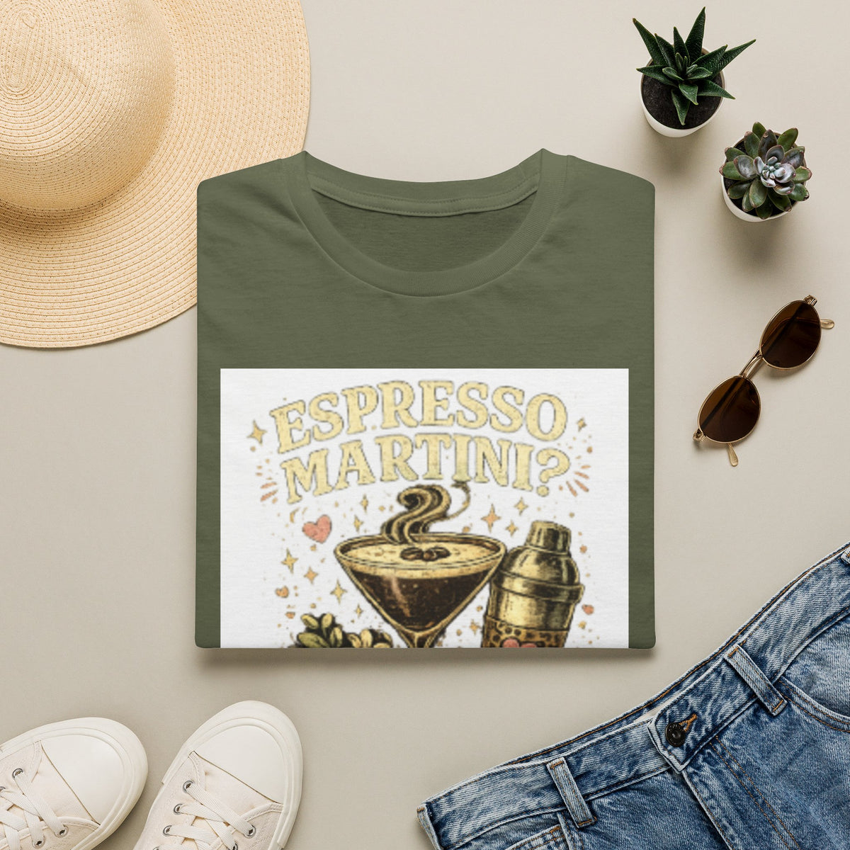 Espresso Martini T-Shirt — "Don't Bother Me, I Need Coffee Time" Cocktail Tee