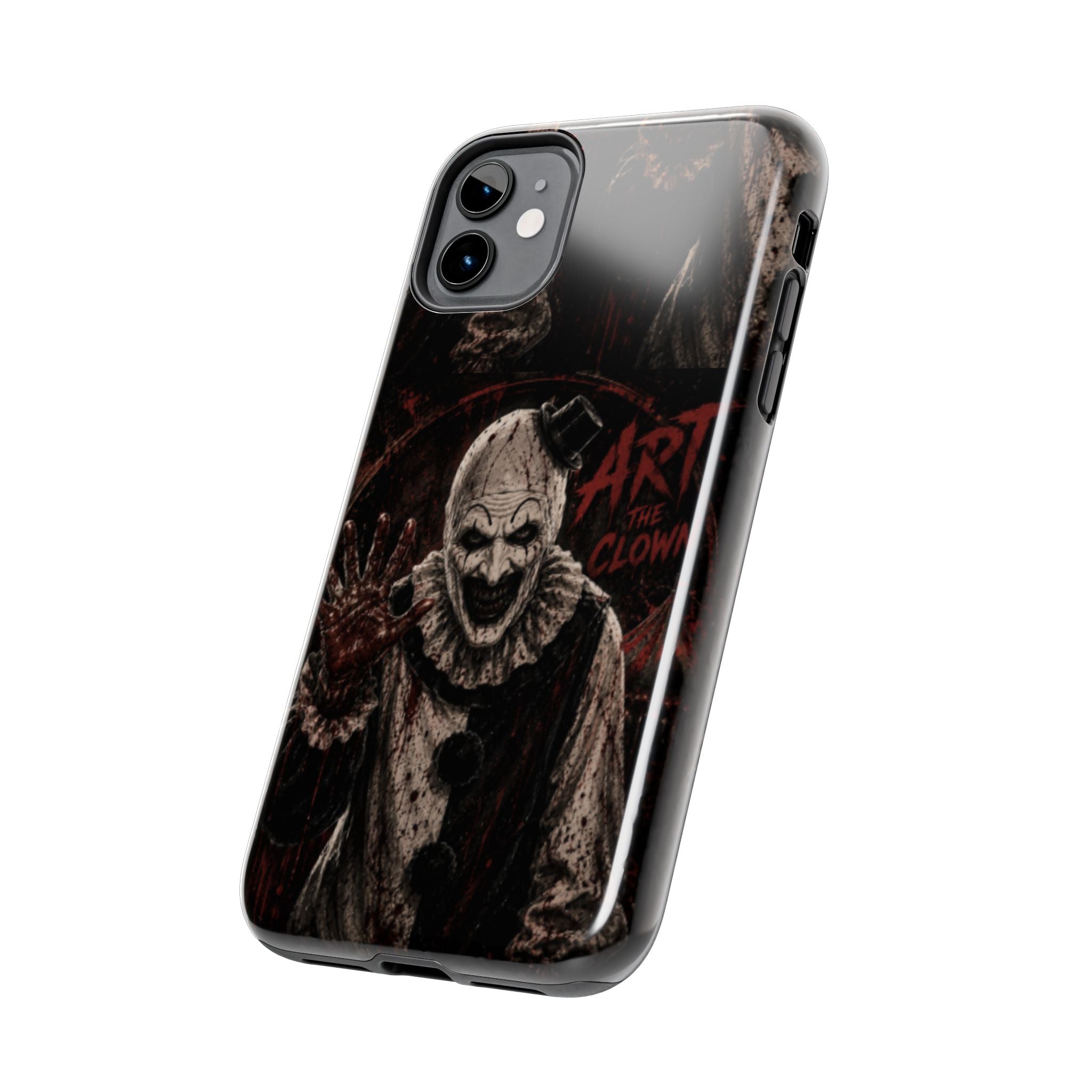 Horror Clown Tough Phone Case — 'Art the Clown' Scary Protective Cover