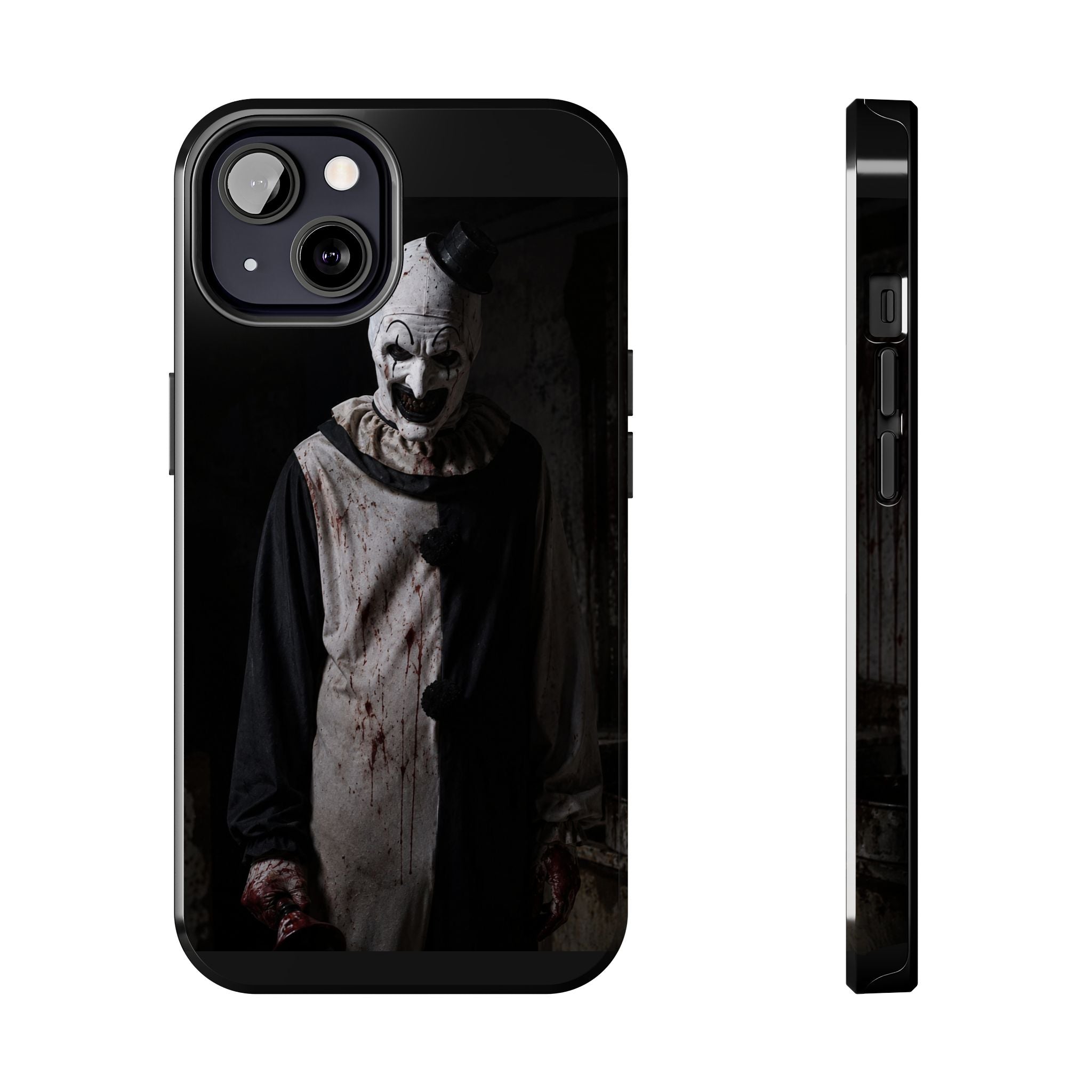Horror Clown Tough Phone Case – Dark Scary Masked Killer Design for Halloween