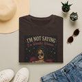 Wonder Woman Vintage Tee — “I’m Not Saying I’m Wonder Woman” Graphic T-Shirt