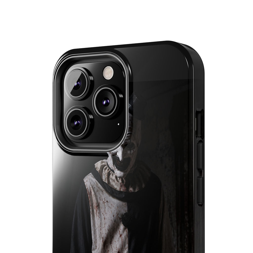 Horror Clown Tough Phone Case – Dark Scary Masked Killer Design for Halloween