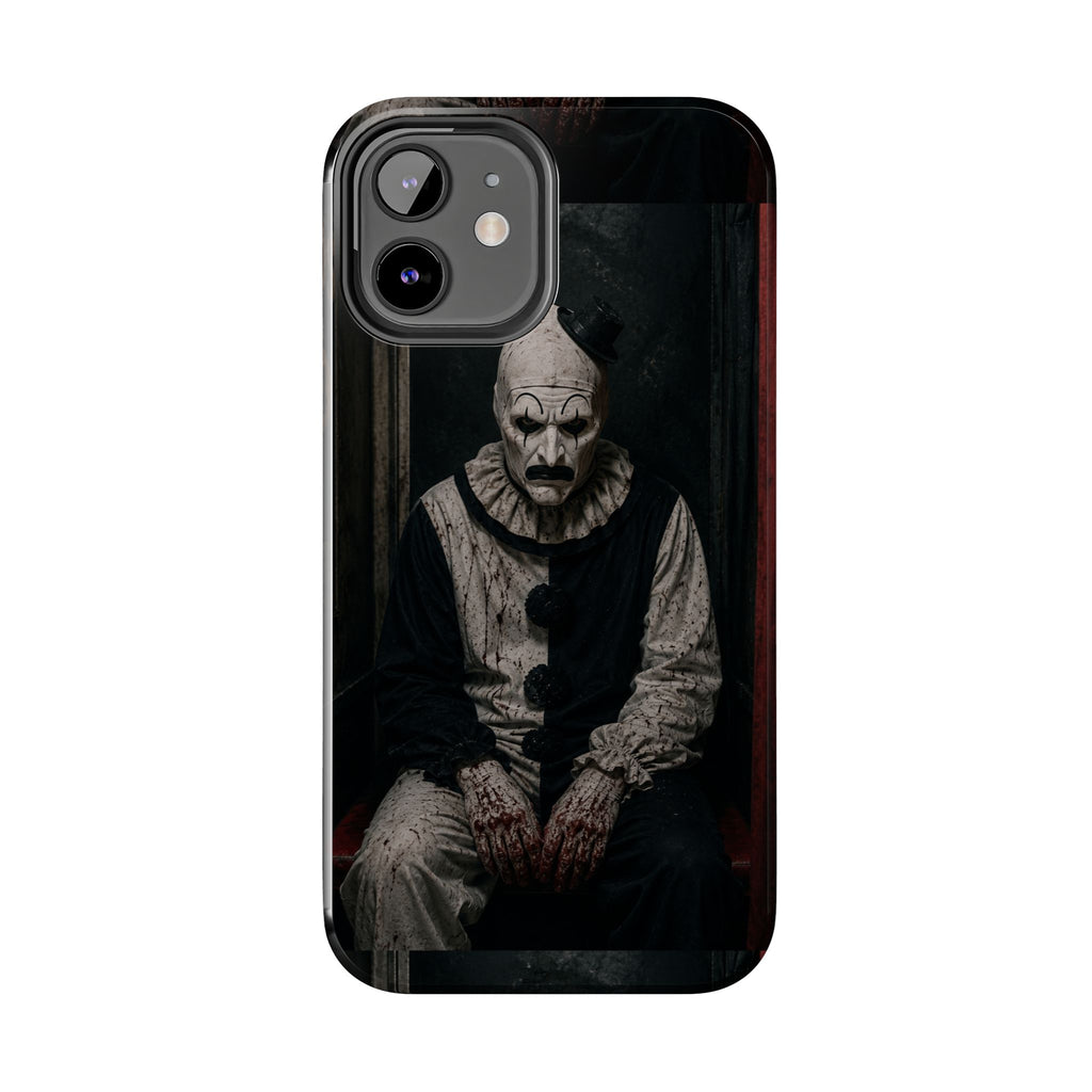 Horror Clown Tough Phone Case — Dark Creepy Circus Scary Protective Cover