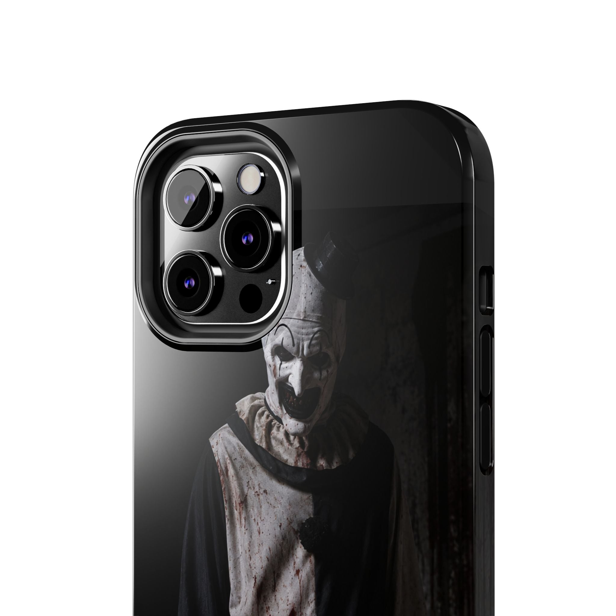 Horror Clown Tough Phone Case – Dark Scary Masked Killer Design for Halloween