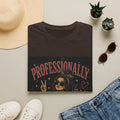 Professionally Unprofessional Graphic T-Shirt — Funny Retro Peace Sign Tee