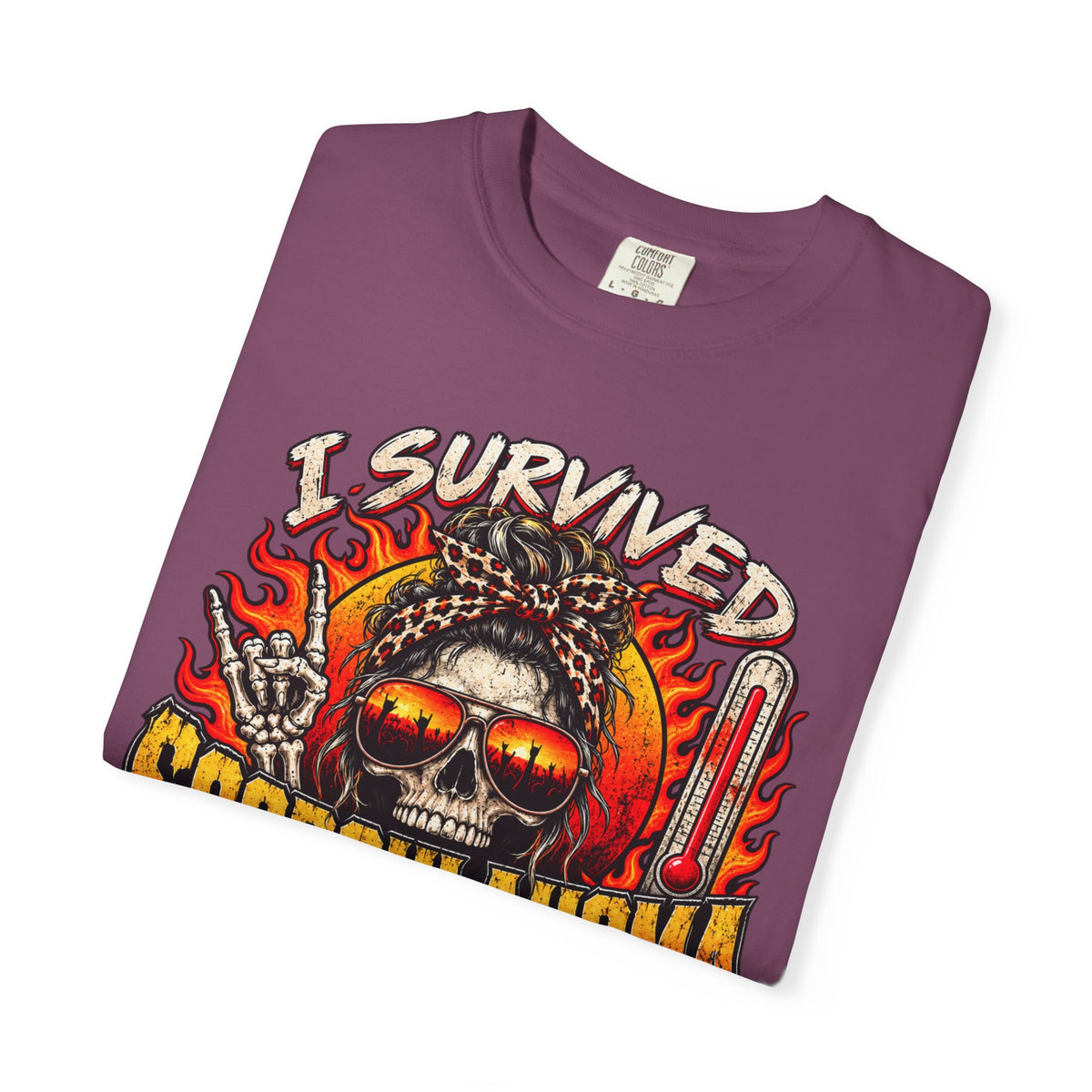 I Survived Scorchlahoma 2025 T-Shirt — Rock Festival Skull & Flames Souvenir
