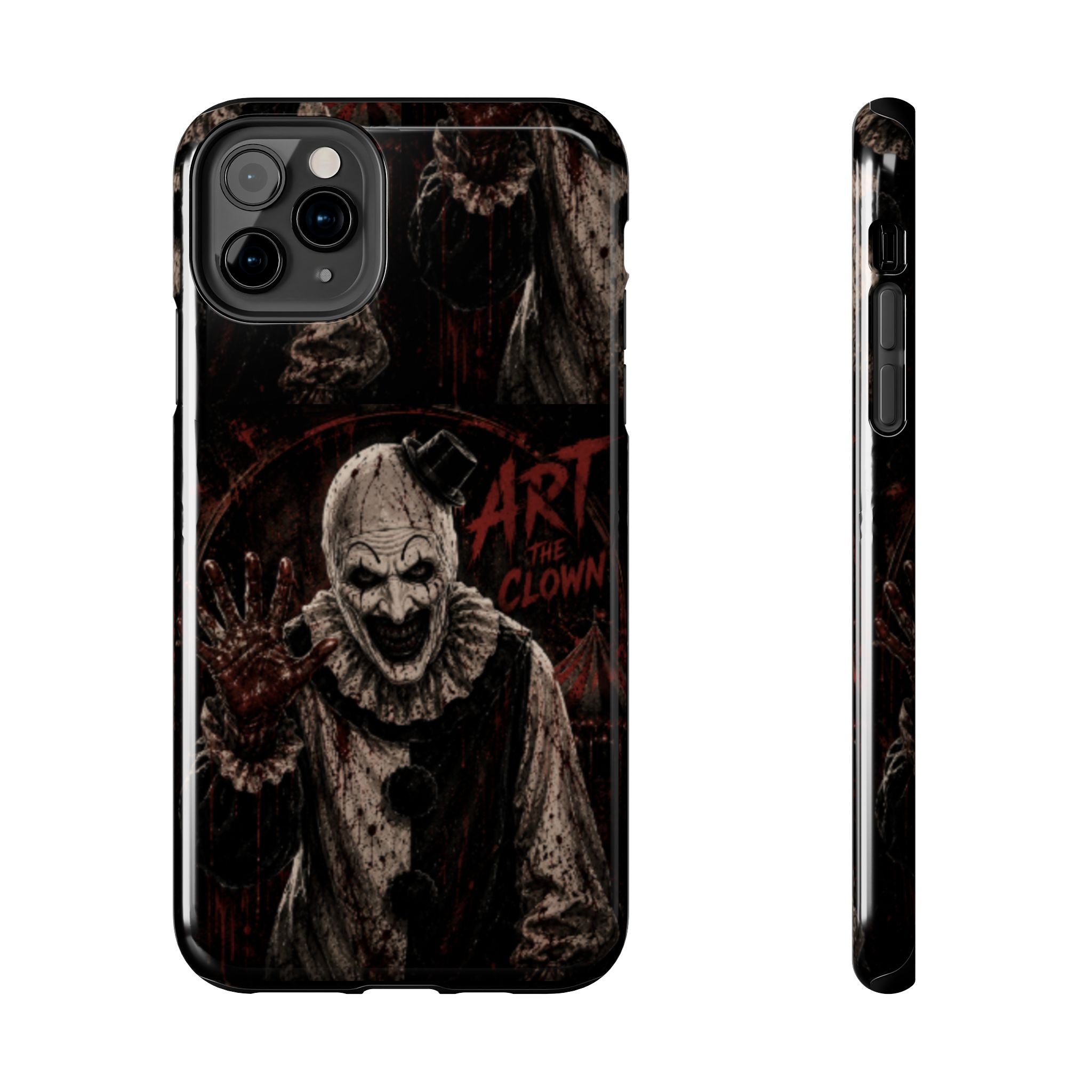 Horror Clown Tough Phone Case — 'Art the Clown' Scary Protective Cover
