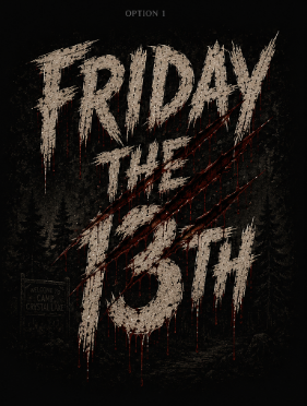 Friday the 13th Horror T-Shirt — Retro Slasher Movie Tee