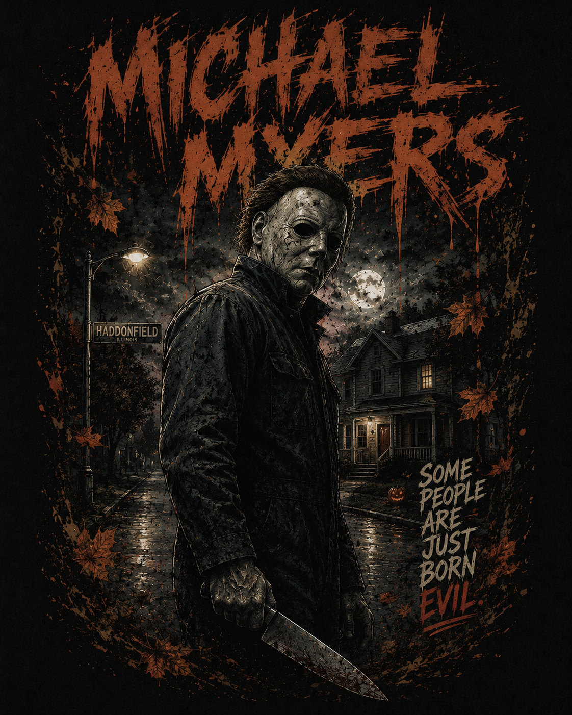 Michael Myers Horror T-Shirt — Vintage Halloween Slasher Tee