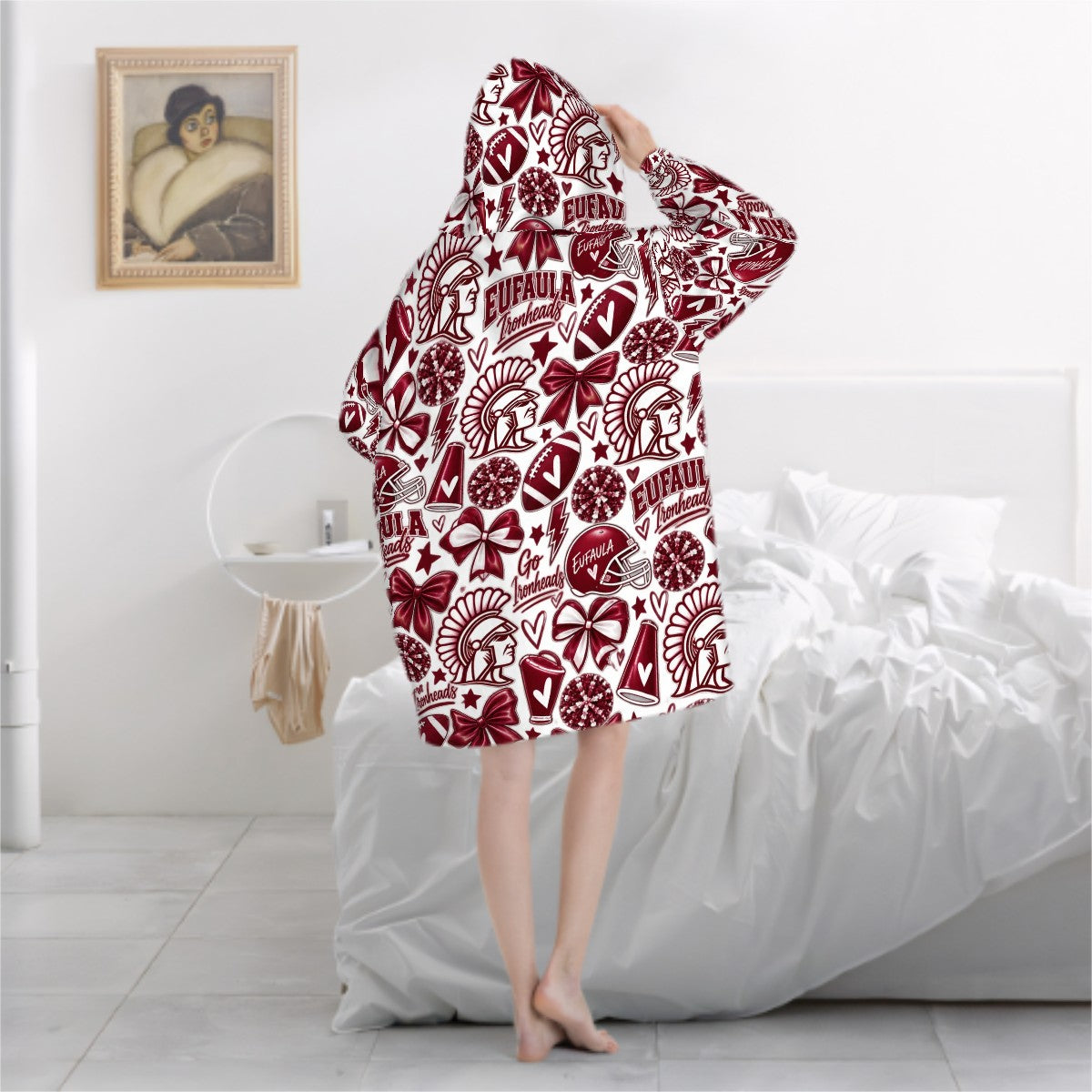 Adult Blanket Hoodie Eufaula Etown